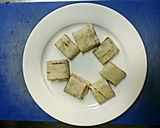 A picture of step 6 of DIY Chocolate roll.