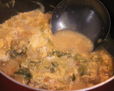 A picture of step 3 of Chinese Cabbage with Egg.