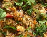 A picture of step 4 of Cashew cabbage.