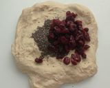 Foto langkah ke 3 dari resep Cranberry Cream Cheese Bread (Metode Poolish).