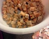 A picture of step 4 of Butter-fried Garlic Croutons.