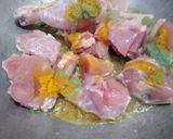 A picture of step 2 of Chicken aloo ka salan.