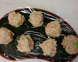 A picture of step 3 of Edamame Nuggets for Kid's Bentos.