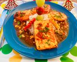 A picture of step 7 of Tawa Paneer Steak on Garlic Rice with Vegetarian 🌱 🍅Gravy ~Unique Party Fusion🥳😋❣️.