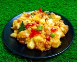 A picture of step 4 of Falahari Potato Sabji.