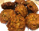 A picture of step 4 of Qeema and moong daal Tikki.