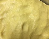 A picture of step 4 of Puran poli/green moong dal.