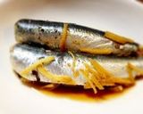 A picture of step 6 of Sardines Simmered in Soy Sauce.