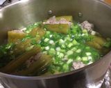 Hình bước làm 8 của món Canh khổ qua dồn thịt