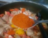 A picture of step 4 of Beef karahi.