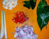 Foto langkah ke 2 dari resep Nasi Liwet Rebon Pedas.