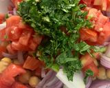 A picture of step 2 of Quick Chana chaat.