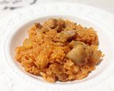 A picture of step 11 of Our Chicken Rice & Omurice.