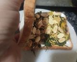 A picture of step 2 of Leftover aloo soya methi sandwich.