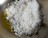 A picture of step 1 of Coconut Laddu.