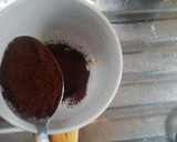A picture of step 1 of Dalgona coffee.