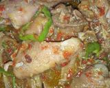 A picture of step 1 of Rice and beans (garau garau).