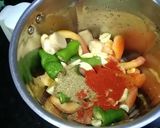 A picture of step 1 of Coriander Mushroom Curry.