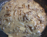 A picture of step 5 of Easy and Authentic Beef Stroganoff.