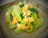 A picture of step 5 of Bok Choy and Nori Seaweed Namul.