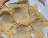 A picture of step 6 of Porcini Mushroom Ravioli in Soy Milk Sauce.