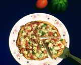 A picture of step 13 of Pan Paneer Pizza.