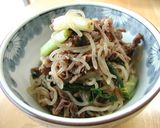A picture of step 5 of Beef and Green Onions.
