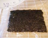 A picture of step 8 of California Rolls (with Tips on Cutting the Rolls).