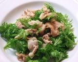 A picture of step 4 of Wasabi Greens with Pork Belly.