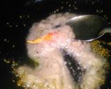 A picture of step 5 of Resturent style curd brinjal.