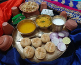 दाल बाटी चुरमा (Dal bati churma recipe in hindi) रेसिपी चरण 9 फोटो