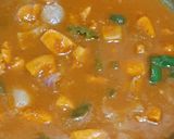 A picture of step 3 of Chicken jalfrezi with vegetable fried rice.