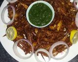 A picture of step 3 of Fry baby fish  😂😄😃😀😜.