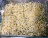 Une image de l'étape 5 de Riz gratiné au pesto, emmental et parmesan.