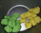 Foto langkah ke 3 dari resep Cilok rainbow.