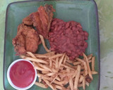 Foto del paso 8 de la receta: Pollo rostizado con frijoles y papas