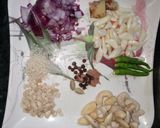 A picture of step 1 of Chicken shahi korma.
