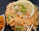 Foto del paso 5 de la receta: Timbal de cangrejo con mayonesa de kimchi🦀