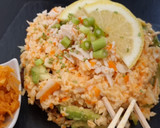 Foto del paso 5 de la receta: Timbal de cangrejo con mayonesa de kimchi🦀