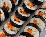Hình bước làm 2 của món Gimbap chuẩn vị Hàn