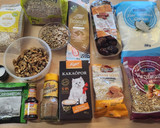 Házi zabszelet/egergiaszelet (glutén-,tej- és hozzáadott cukortól mentes) recept fázis 1 fotója