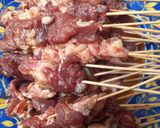 Foto langkah ke 3 dari resep Sate Kambing Sambal Kecap.