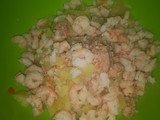 Ensaladilla de gambas y atún