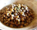 A picture of step 6 of Braised Lentils.