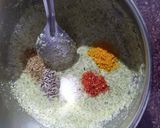 A picture of step 1 of Dahi Vada.