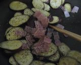 A picture of step 4 of Sweet Potato and Bacon in Oyster and Mayonnaise Sauce.