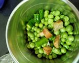 A picture of step 1 of Matar Baati or Bati / Green peas baati or bati.
