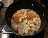 A picture of step 5 of Savory Butternut Squash Soup with Fresh Ginger.