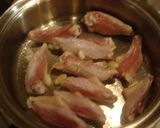 A picture of step 1 of Chicken Spare Ribs Simmered in Ume Jam.