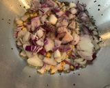 A picture of step 2 of Vendhaya keerai (methi leaves)puli Kuzhambu.